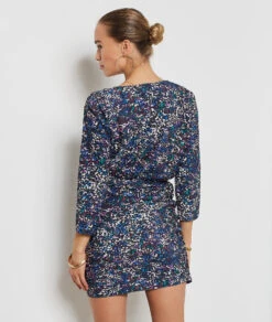 Kurzes Kleid Mit Print MARINEBLAU -Etam Verkäufe 654218468 a