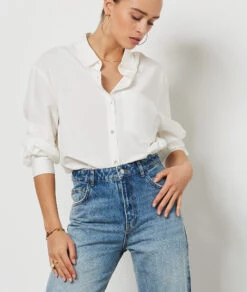 Dune Weit Geschnittene Jeans, 100 % Baumwolle BLAU -Etam Verkäufe 654219522 c