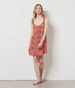 Robe Imprimée ORANGE -Etam Verkäufe 654223469 6