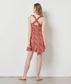 Robe Imprimée ORANGE -Etam Verkäufe 654223469 a