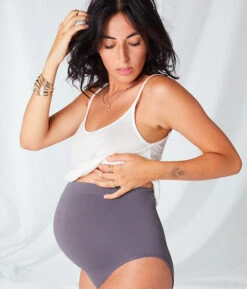 Etam Maman High-Waisted Maternity Panty - Anthracite